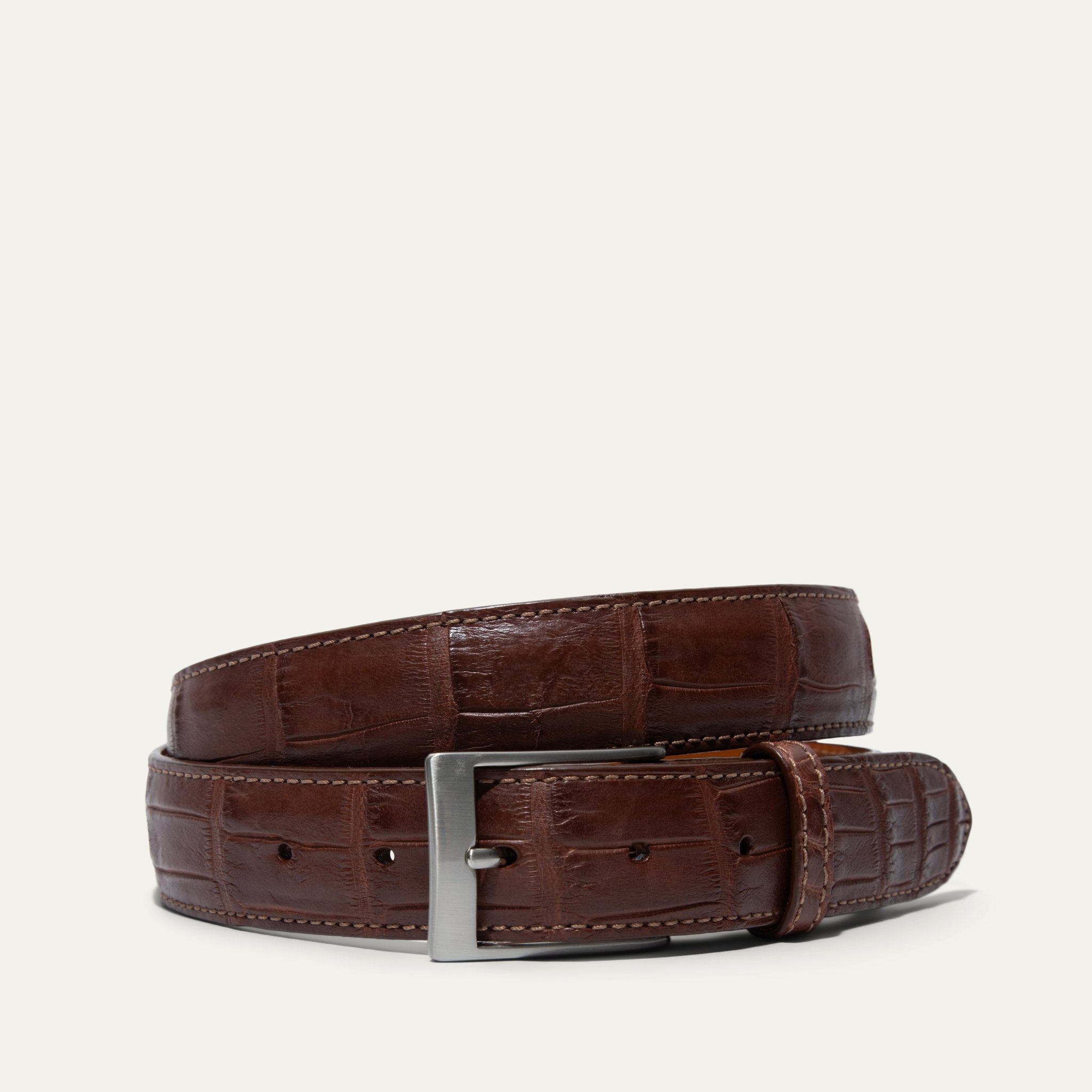Genuine American Aligator Belt 35mm - Will Leather Goods